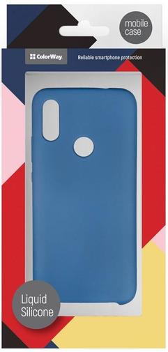 Чохол-накладка ColorWay для Xiaomi Redmi 7 - Liquid Silicone Blue