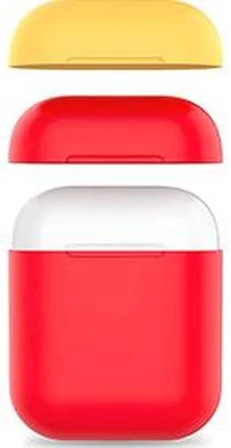 Фото: Чохол AhaStyle for Airpods - Silicone Case DUO Case Red/Yellow (AHA-01380-RRY) № 7 | KTC