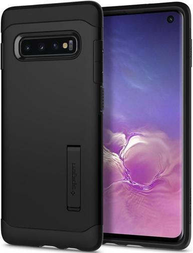 Чохол-накладка Spigen для Samsung Galaxy S10 - Slim Armor Black