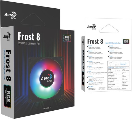 Вентилятор для корпуса AeroCool Frost 8 FRGB Molex