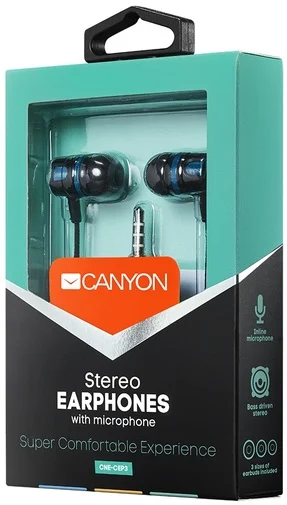 Фото: Навушники Canyon CNE-CEP3G Green № 4 | KTC