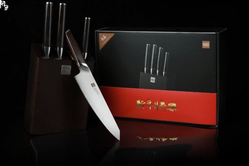 Набір ножів Huo Hou Knife Set Fire Composite Steel 5 psc set