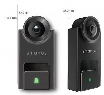 Відеоглазок Smanos Smart Video Doorbell 1080P DB-20 (ML0010CN)