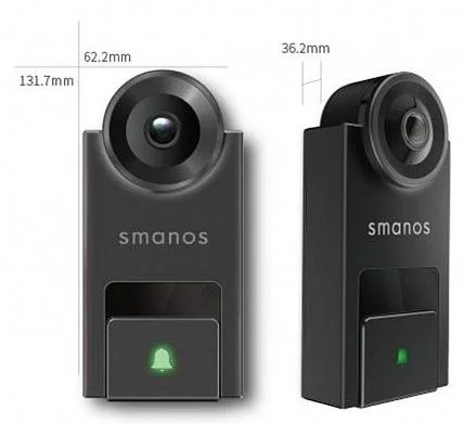 Фото: Відеоглазок Smanos Smart Video Doorbell 1080P DB-20 (ML0010CN) № 6 | KTC