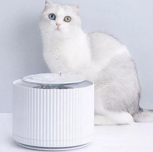 Розумна поїлка для тварин Furrytail Smart Cat Water Dispenser White
