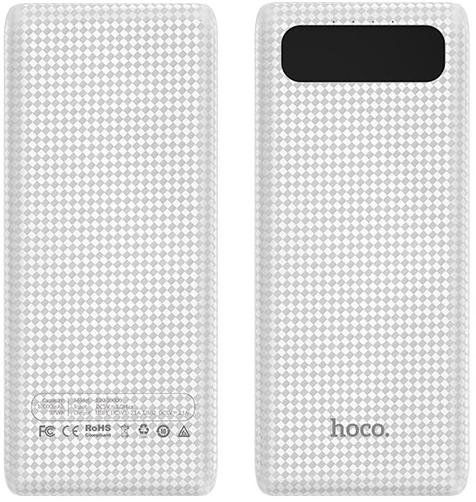 Батарея універсальна Hoco B20A 20000mAh White (B20A 20000 White)