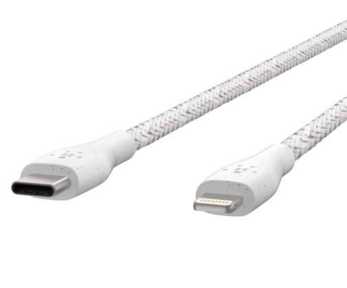Кабель USB (CM/Lightning) 1.2m, Belkin DuraTek Plus, White