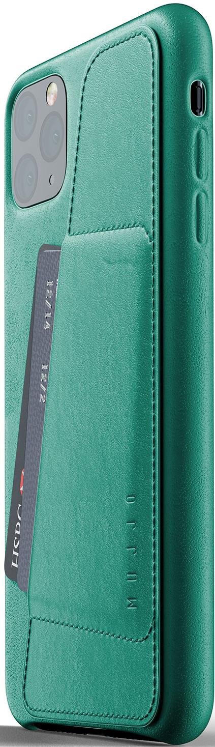 Чохол-накладка MUJJO для iPhone 11 Pro Max - Full Leather Wallet, Alpine Green