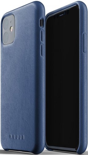 Чохол-накладка MUJJO для iPhone 11 - Full Leather, Monaco Blue