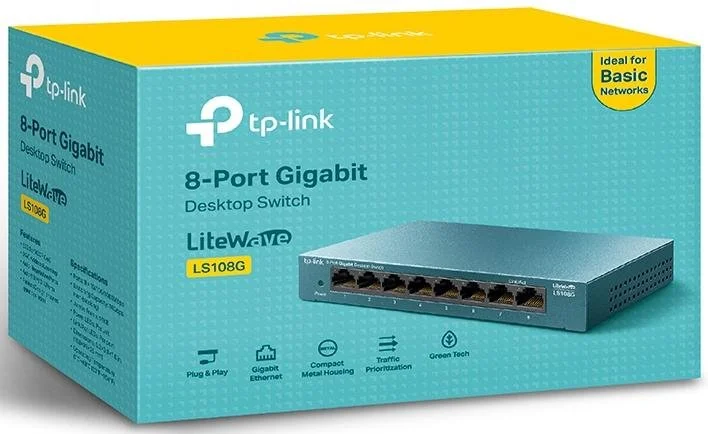 Фото: Комутатор TP-Link LS108G № 6 | KTC