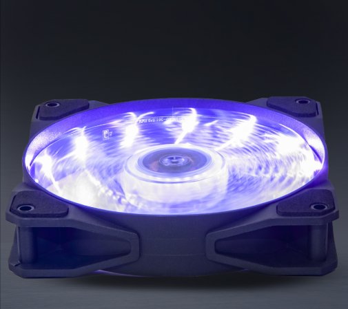 Вентилятор для корпуса Frime Iris LED Fan 15LE Purple (FLF-HB120P15)