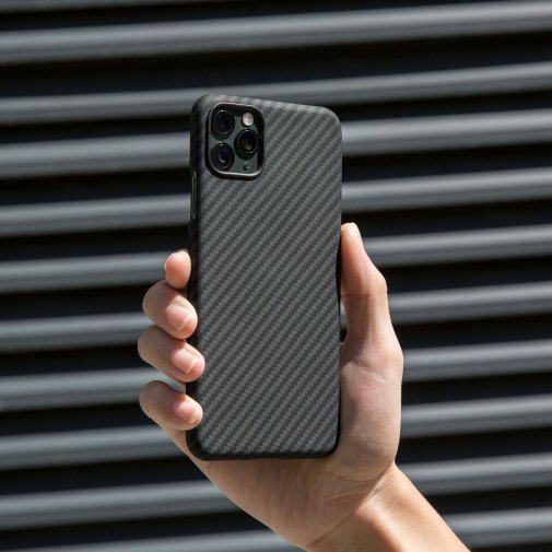 Чохол Pitaka for iPhone 11 Pro Max - MagEZ Case Black/Grey (KI1101M )