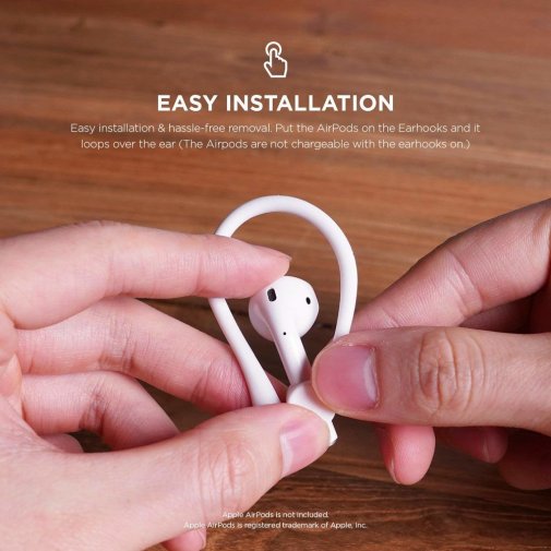 Тримач Elago Earhook for Apple Airpods White (EAP-HOOKS-WH)