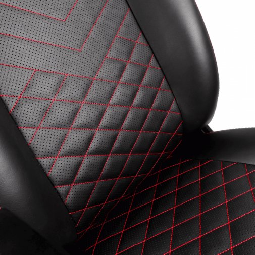 Крісло ігрове Noblechairs Icon PU шкіра, AL основа, Black/Red