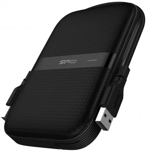 Фото: Зовнішній HDD Silicon Power Armor A60 1TB SP010TBPHDA60S3A Black № 4 | KTC