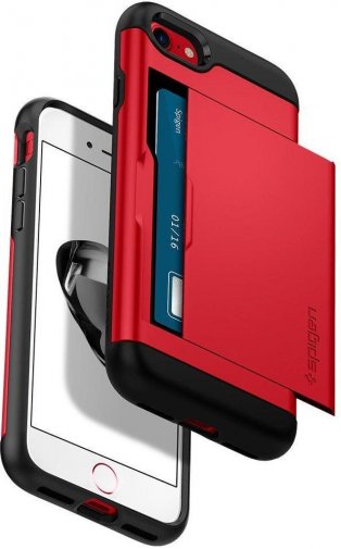 Чохол Spigen for Apple iPhone SE/8/7 - Slim Armor CS Red (042CS21725)