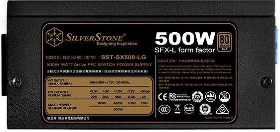 Блок живлення SILVER STONE 500W SX500-LG (SST-SX500-LG)