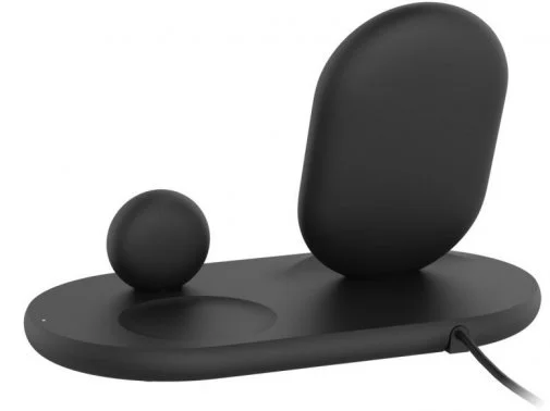 Фото: Бездротова зарядна станція Belkin 3in1 Wireless Pad/Stand/Apple Watch Black (WIZ001VFBK) № 8 | KTC