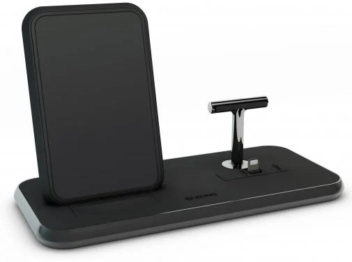 Фото: Бездротова зарядна станція Zens Stand with Dock Aluminium Wireless Charger Black (ZEDC06B/00) № 6 | KTC