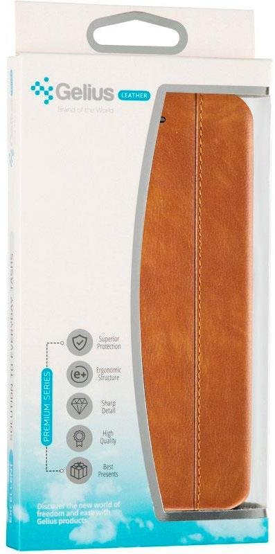 Чохол Gelius for Huawei Y5 2018 / Honor 7A - Book Cover Leather Gold (73450)