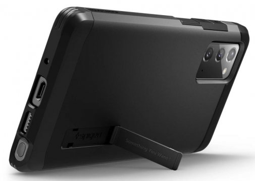Чохол-накладка Spigen для Samsung Galaxy Note 20 - Tough Armor Black