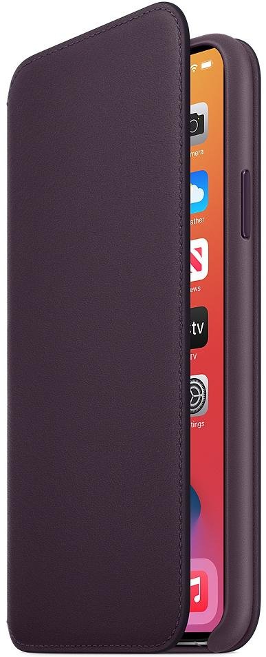 Чохол Apple for iPhone 11 Pro Max - Leather Folio Aubergine (MX092)