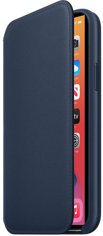 Чохол Apple for iPhone 11 Pro - Leather Folio Deep Sea Blue (MY1L2)