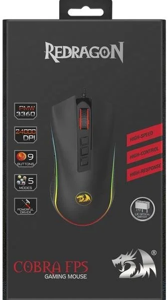 Фото: Миша Redragon Cobra FPS Black (78284) № 13 | KTC