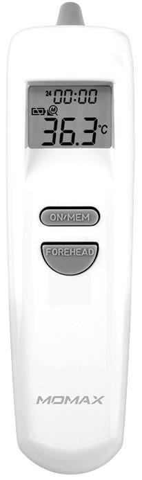 Смарт-термометр Momax 1-Health Pro thermometer 2 in 1 Forehead/Ear (HL2W) White