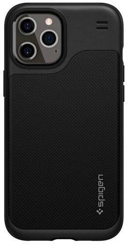 Чохол-накладка Spigen для iPhone 12/12 Pro - Hybrid NX Matte Black