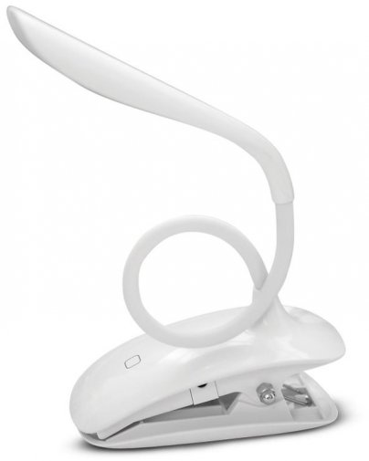 Настільна лампа ColorWay Flexible & Clip White (CW-DL04FCB-W)