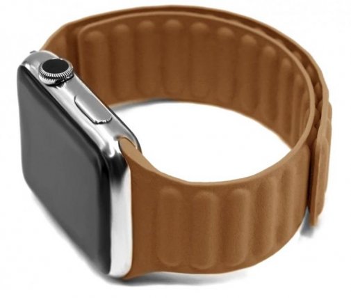 Ремінець HiC for Apple Watch 38/40mm - New Leather Link Brown (LLNK3840BRWN)