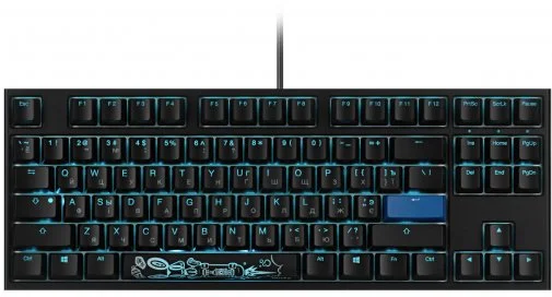 Фото: Клавіатура Ducky One 2 TKL Cherry Blue Black/White (DKON1787ST-CURALAZT1) № 18 | KTC