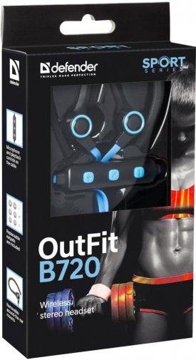 Гарнітура Defender OutFit B720 Black/Blue (63720)