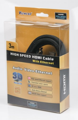 Кабель Viewcon HDMI / HDMI v1.4 3m Black (VD 165-3м.)