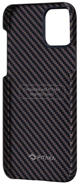 Чохол Pitaka for iPhone 12 Mini - MagEZ Case Twill Black/Rose Gold (KI1206)