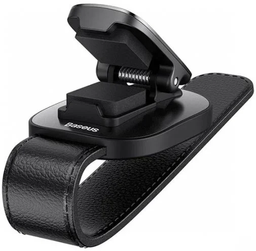 Фото: Автомобільний тримач для окуляр Baseus Platinum Vehicle eyewear clip clamping type Black (ACYJN-B01) № 8 | KTC