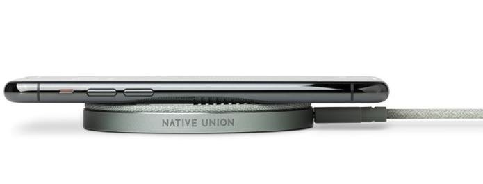 Зарядний пристрій Native Union Drop Wireless Charger 10W Sage (DROP-GRN-FB-NP)