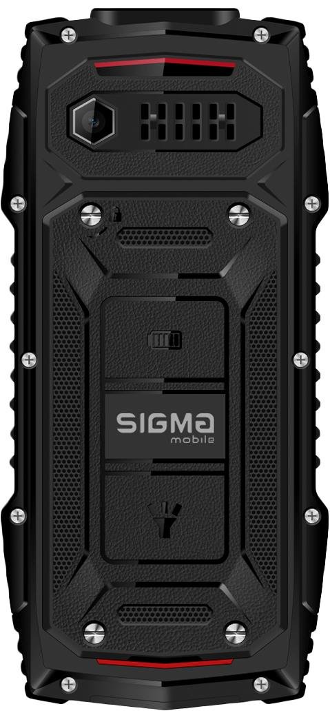 Мобільний телефон SIGMA X-treme AZ68 Black/Red