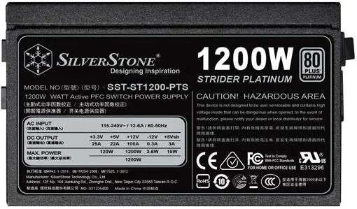 Фото: Блок живлення SILVER STONE 1200W SST-ST1200-PTS № 6 | KTC