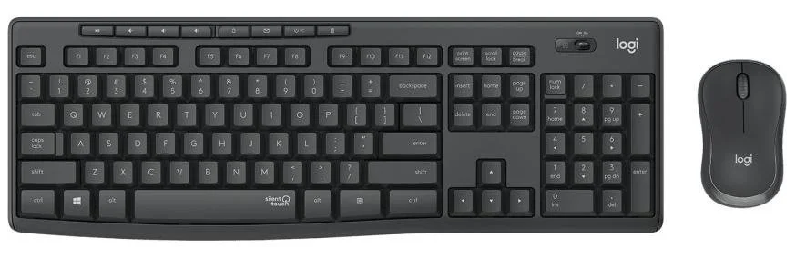Фото: Комплект клавіатура+миша Logitech MK295 Wireless Graphite (920-009807) № 8 | KTC