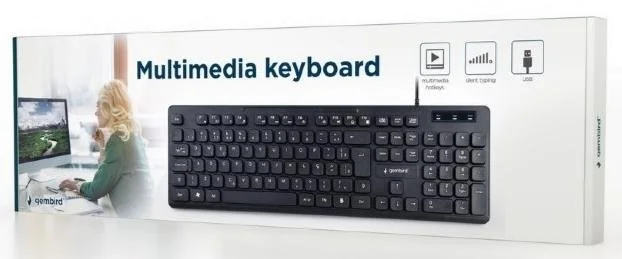 Фото: Клавіатура Gembird KB-MCH-04-UA Black № 4 | KTC