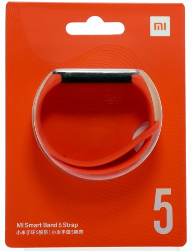 Ремінець Xiaomi Mi Band 5 - Silicon Orange Oiginal
