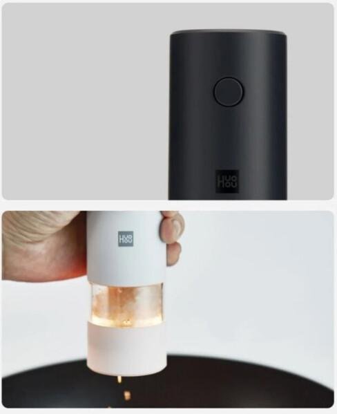 Електричний млин для солі і перцю Xiaomi Huo Hou White (HU0142)