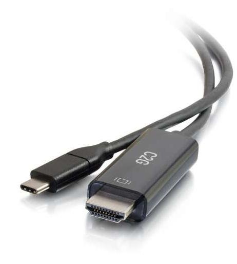 Кабель C2G Audio/Video Adapter Cable 4K 60Hz Type-C / HDMI 3m Black (CG26896)