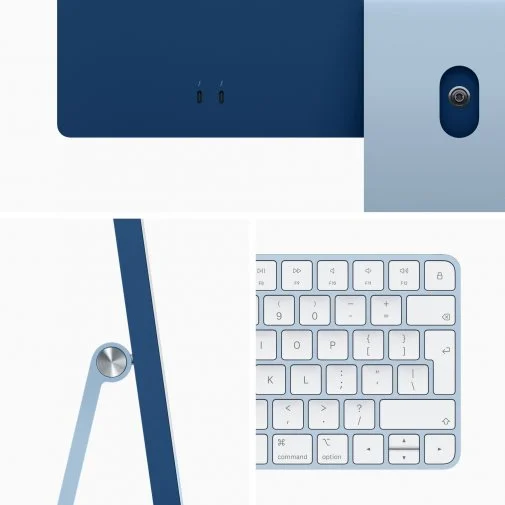 Фото: ПК моноблок Apple iMac M1 24 Retina 4.5K 256GB 7GPU Blue (MJV93) № 14 | KTC