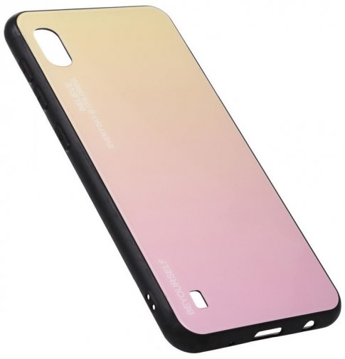 Чохол BeCover for Vivo Y91c - Gradient Glass Yellow/Pink (704053)