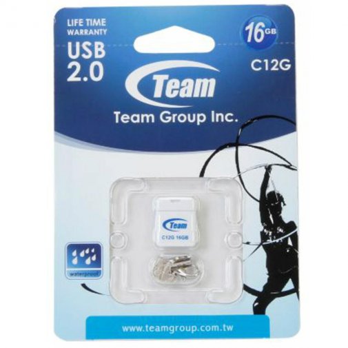 Флешка USB Team C12G 16GB White (TC12G16GW01)