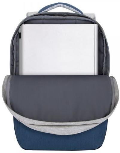 Рюкзак для ноутбука Riva Case 7567 Grey/Dark Blue (7567 (Grey/ Dark Blue))