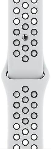 Смарт годинник Apple Watch Nike Series 7 GPS 41mm Starlight Aluminium Case with Pure Platinum/Black (MKN33)